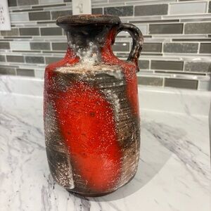 Carstens Tönnieshof Fat Lava Vase 7065- 25 West Germany 70s MCM Modernist